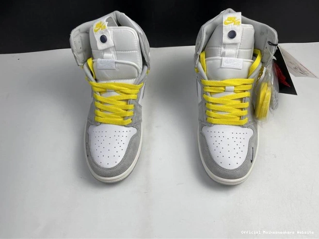 Official Maikesneakers 1 Smoke Switch Air High Jordan Light CW6576-100 0806